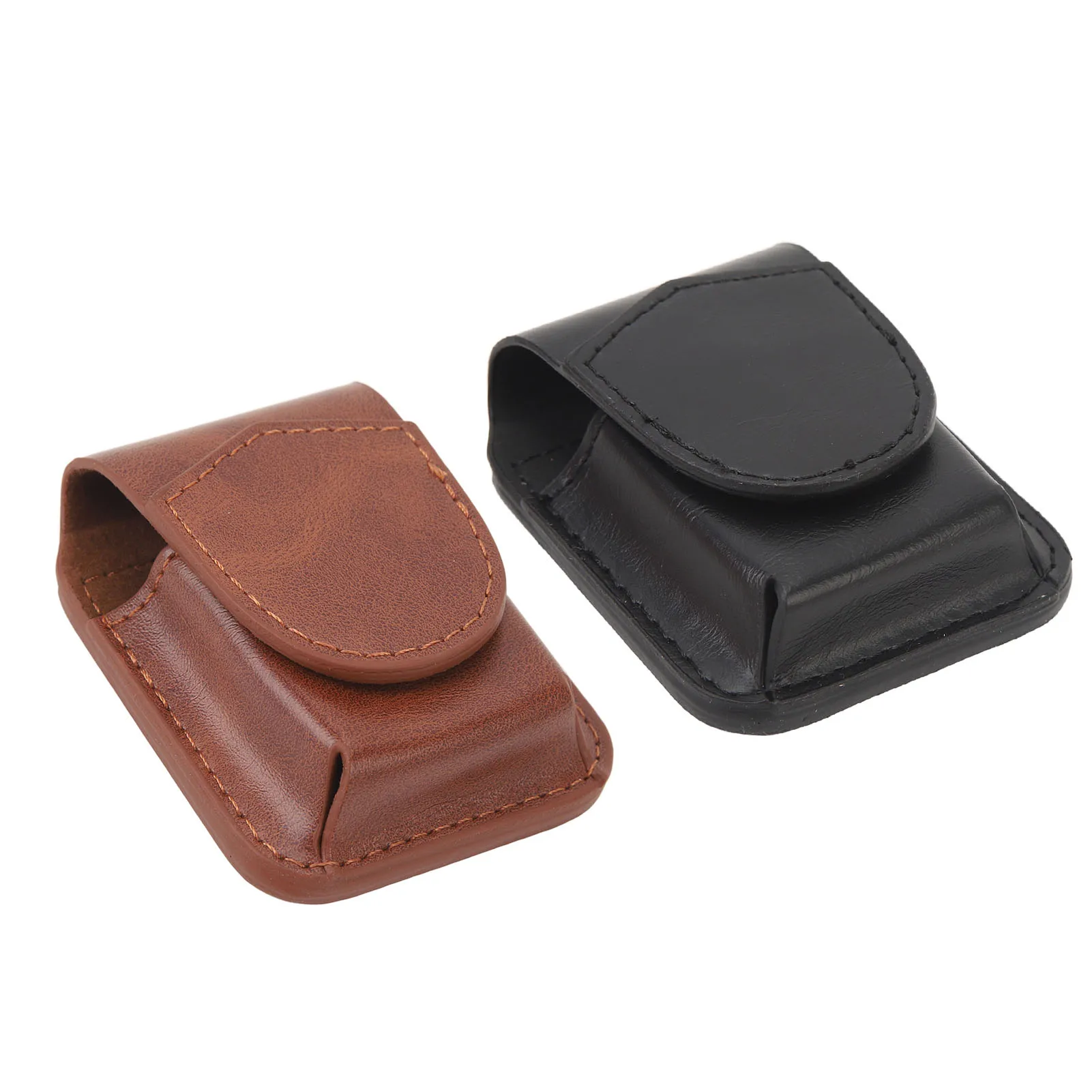 Lighter Pouch with Pocket Belt Loop PU Holder Anti Scratch Soft Lining Magnetic Buckle Lighter Waist Case for Outdoor new