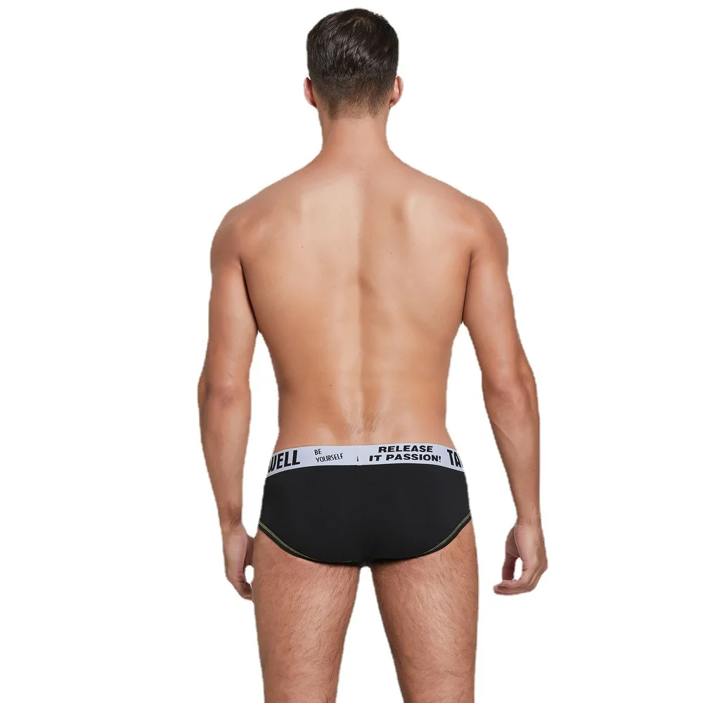 Cotton Bulge Brief for Men Sexy U Convex Pouch Underwear Breathable Comfortable Sweat Absorption Male Low-rise Sports Underpants