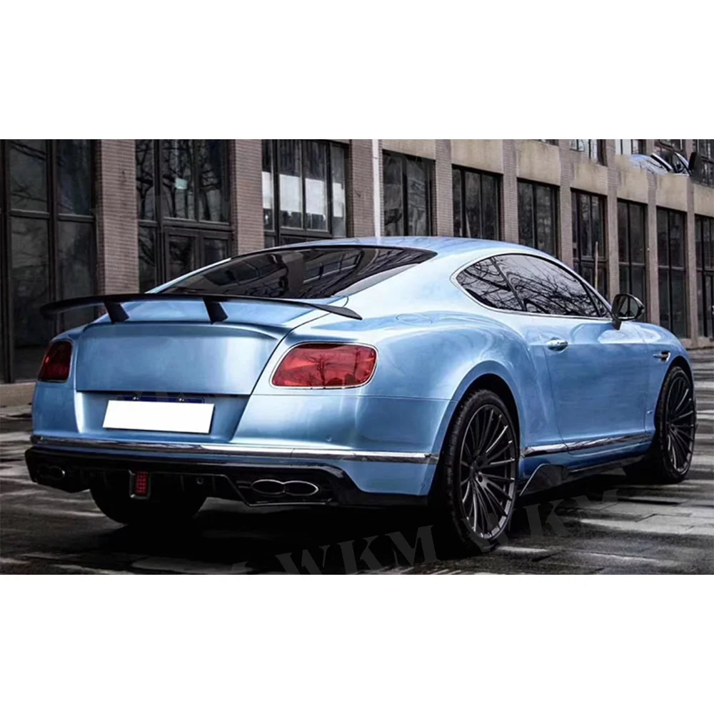 Carbon Fiber Car Side Skirt Extensions BodyKits Side Skirts Rocker Panels For Bentley Continental GT 2015-2017 FRP Side Skirts