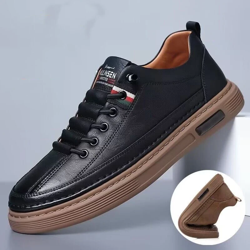 Chaussures plates décontractées pour hommes, baskets pour hommes, banquet haut de gamme, intérieur confortable, fait à la main, tendance de la mode,