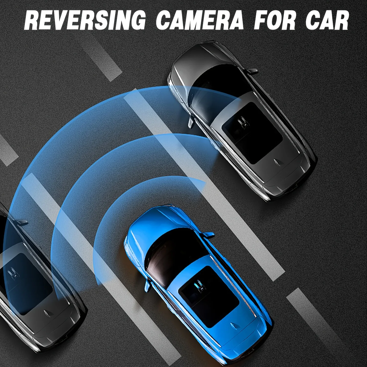 Backup Rear View Camera/ Front View Camera, HD Night Vision Wide Angle Reverse Camera for Cars, Trucks, Suvs, Rvs, Vans
