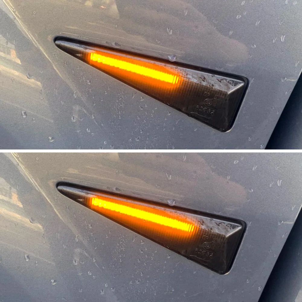 LED Dynamic Lights Car Side Marker Turn Signal Indicator For Renault Megane MK2 CC Espace MK4 Scenic MK2 Wind Avantime Thalia 2