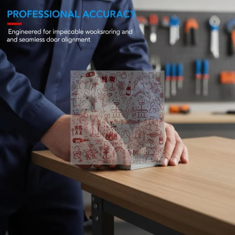 Cabinet Door Installation Fixing Plate Multi-functional Hinge Hole Positioner Accurate Alignmen Magnetic Jig Woodworking Hinges