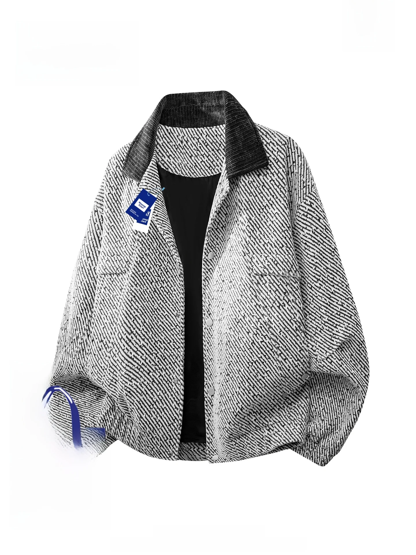 

Мужская повседневная свободная посадка Wassup Palm Jaet 202, весна-осень, американский сле, модный бренд, длинное волокно из полиэстера, све, на пуговицах