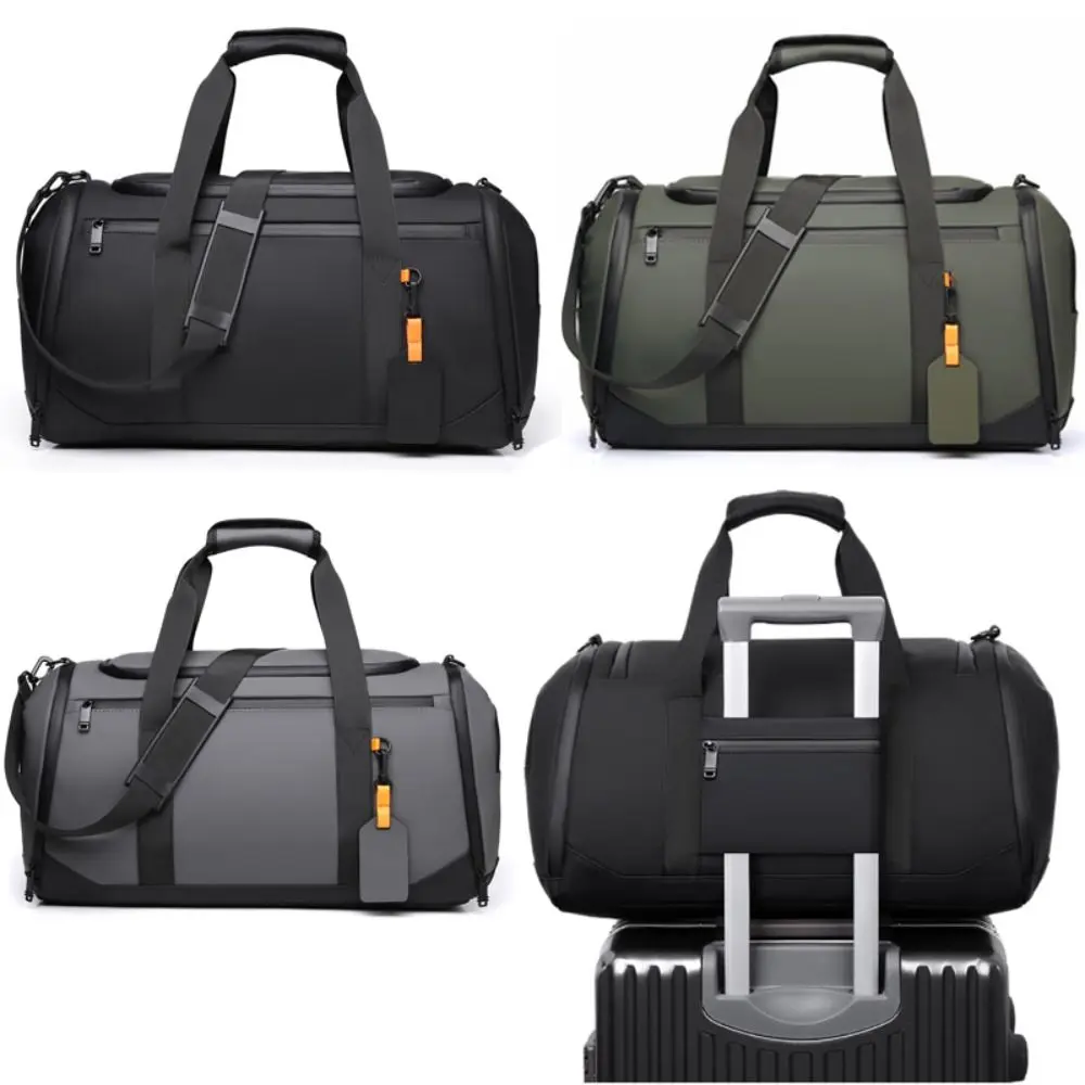 Waterproof Travel Duffle Bag Large Capacity Storage Sports Gym Bag Multiple Compartments Portable Crossbody Handbag Outdoor
