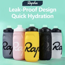 Rapha Fahrrad-Wasserflasche, 620/750 ml, ultraleicht, auslaufsicher, zusammendrückbar, geschmacksneutral, für Camping, Wandern, Sport, Fahrrad