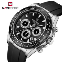 NAVIFORCE Original Fashion Watch for Men Casual Luminous with 24 Hours Chronograph Waterproof Wristwatch Relogio Masculino 2024