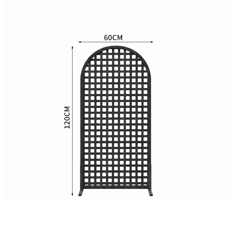 Anti-corrosion wood grid garden fence fence outdoor climbing trellis
