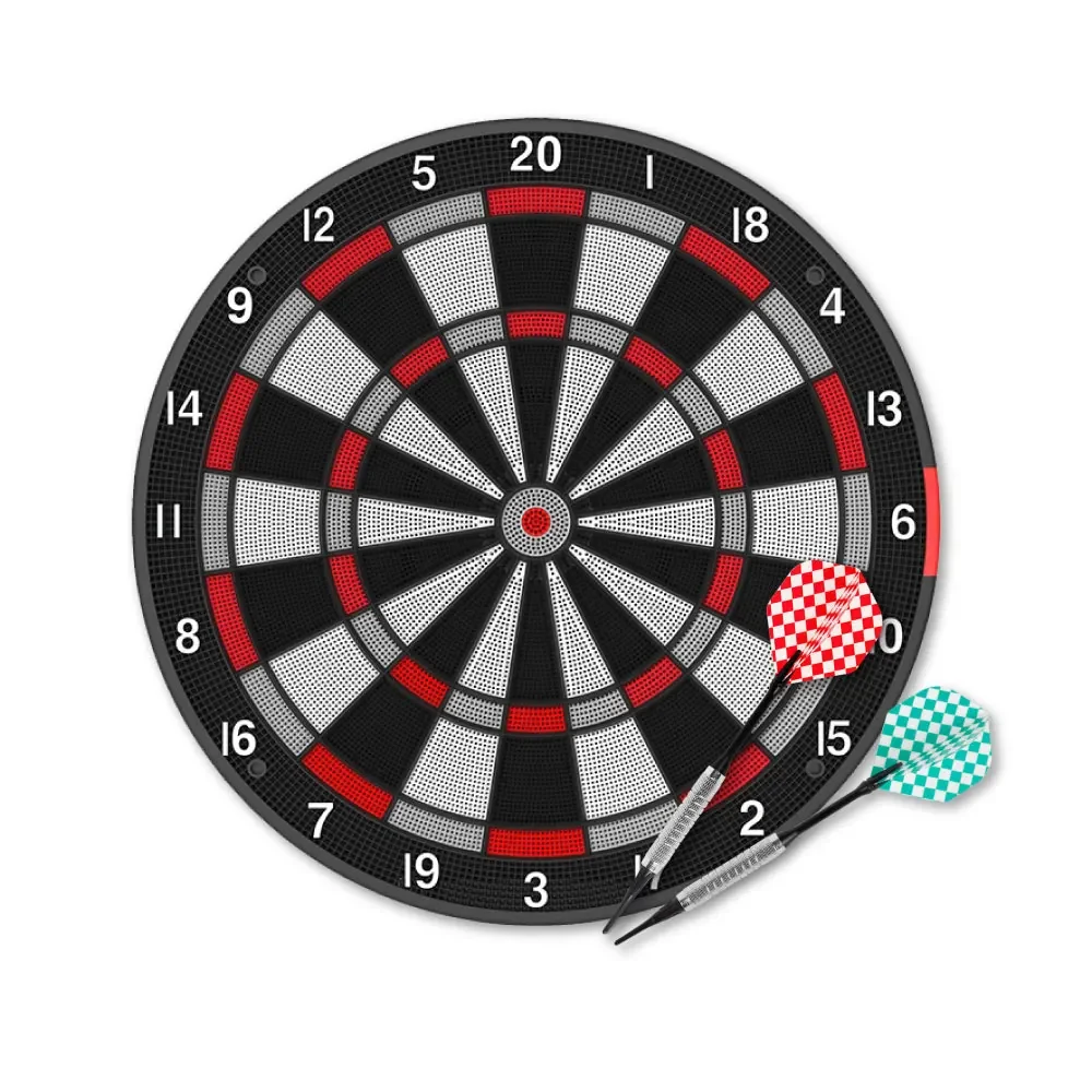 Soft tip dart board 15.5