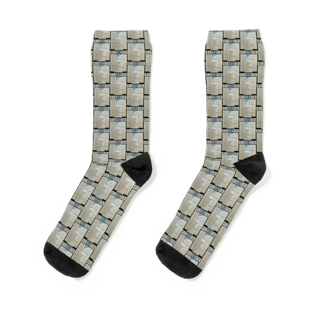 

Rufus Du Sol Merch Rufusdusol Surrender List Socks Stockings compression warm winter crazy with print Male Socks Women's