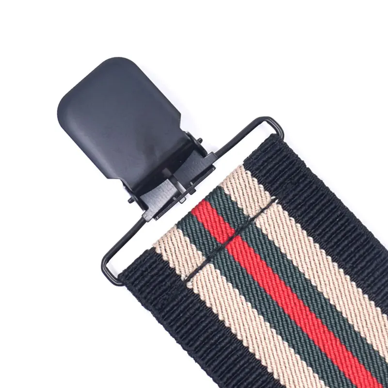 حمالات رجالية شديدة التحمل بمشبك قوي بعرض 2 بوصة قابلة للتعديل ومرنة على شكل X للرجال