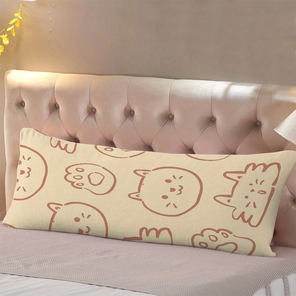 A Cute Cat Pillowcase Measuring 20