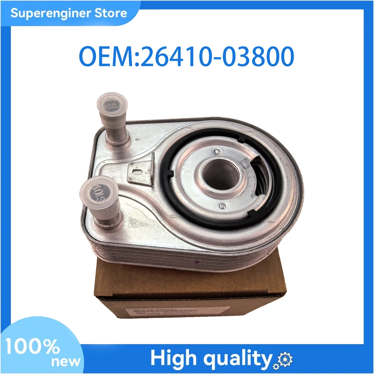 

Engine Oil Cooler 26410-03800 For 2016-2020 Hyundai Elantra I30 Kia Ceed 26410 03800