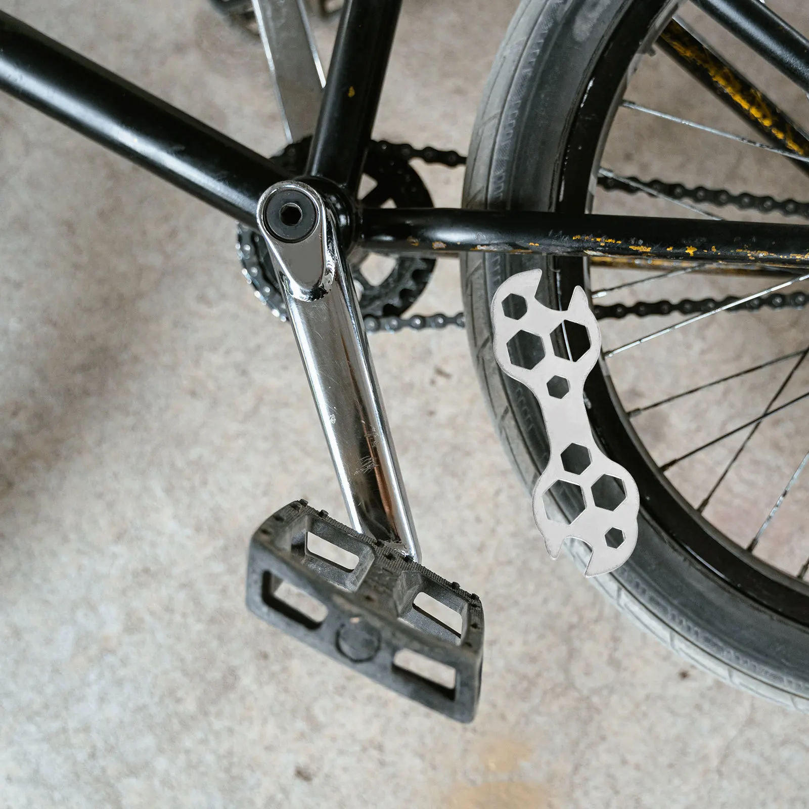 

2Pcs Multifunctional Wrench Set Strong Spoke Wrench for Bicycle Motorcycle Repair Tools Home Outdoor Maintenance