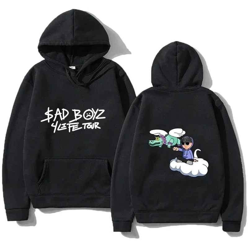 Player Tumbled Hoodies Men Fashion Sadboyz Long Sleeves Sweatshirts Women Cool Casual Harajuku Streetwear Pullovers