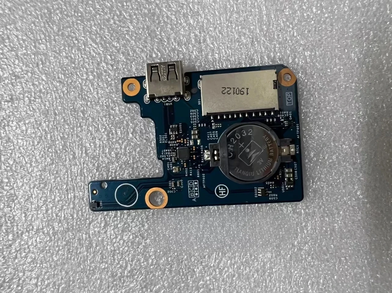 For Dell Inspiron 15 5584 USB SD Card Reader Small Board CN - 0PYF3X, Laptop Internal Repair Part