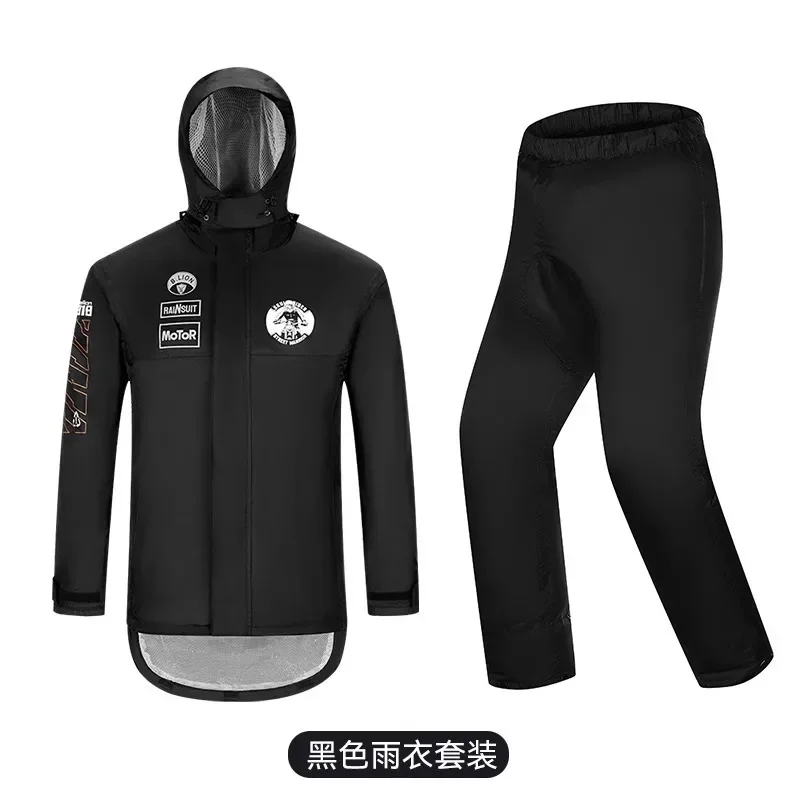 

Able Motorcycle Raincoat Set Special for Riding Split Type Men's Full Body Rainstorm-proof Jacket Waterproof Raincoat