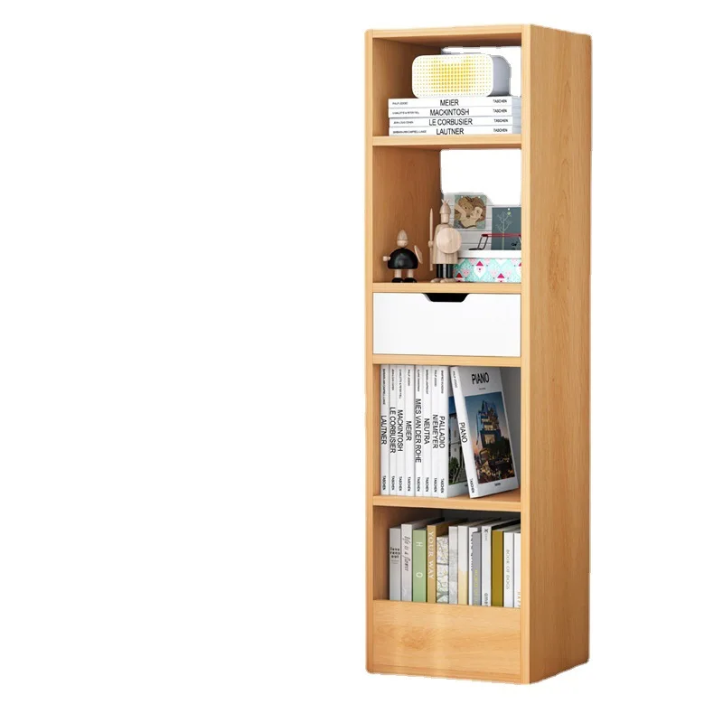 Bookcase Simple narrow slit cabinet Locker Storage Display Household door