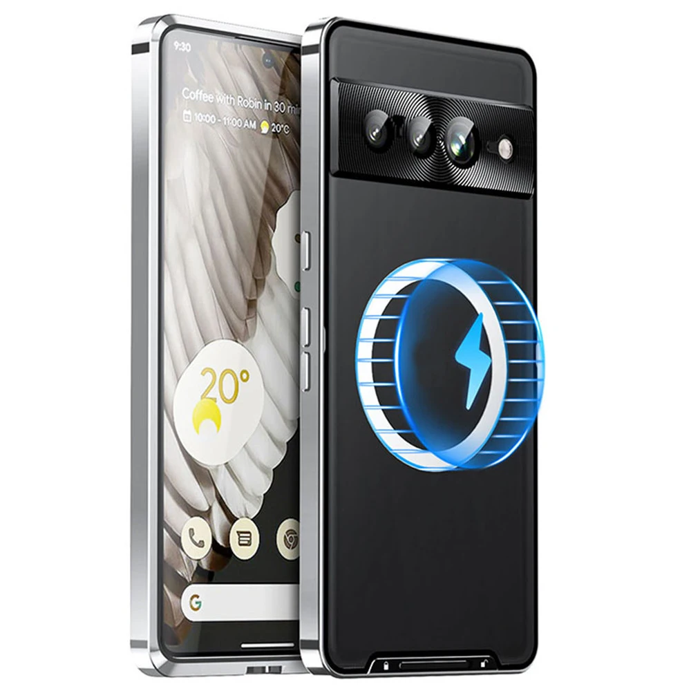 Magnetic Case For Google 7Pro Case Shockproof Protective Bumper Clear Phone Cover For Google 7Pro Cover Funda Coque