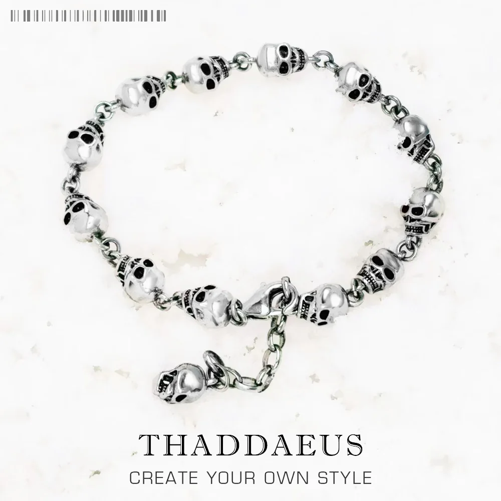 سوار الجماجم المتمردين شارع الأزياء والمجوهرات خمر هدية للنساء الرجال