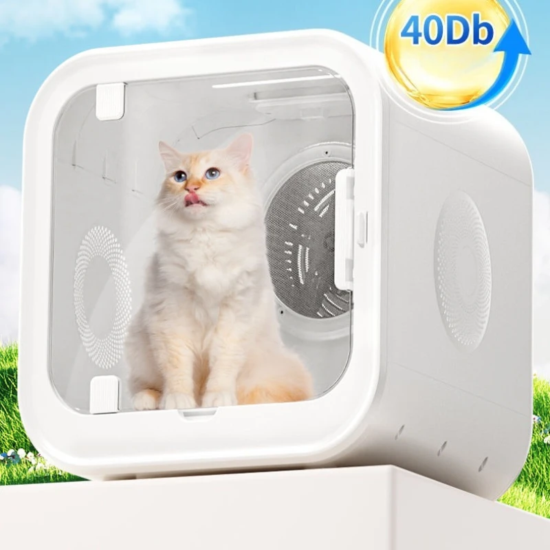 

Automatic Cat Drying Box Household Water Dryer Dog Bath Large Capacity Drying Low Noise Cat Dryer Summer Cat Nest Pet Products