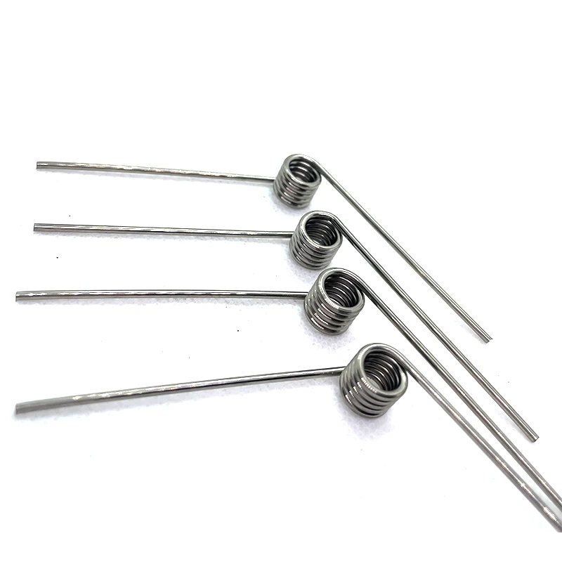 Wire Diameter 1.5mm 304SUS Left Torsion Spring Return And Reset V-shaped Spring Left Rotation Spring Laps1/2/3/4/5lap 5PCS