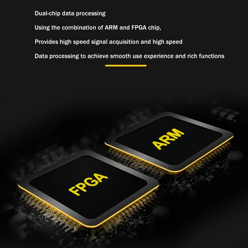 1Set Digital Oscilloscope 120M Bandwidth 500M Sampling Car Maintenance Dual Channel Handheld Mini