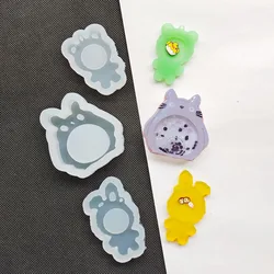 DIY Epoxy Resin Mold Dragon Rabbit Cat Shaker Molds Jewelry Tools Jewelry Accessories Silicone Resin Moulds