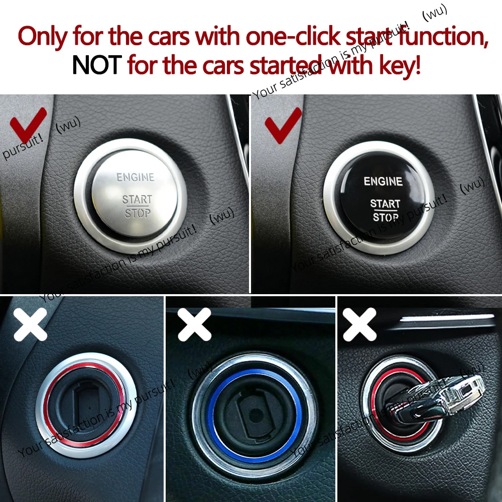 For Mercedes Benz C W204 GLK X204 W176 W205 W212 Car Keyless One Key Start, Engine Ignition Switch