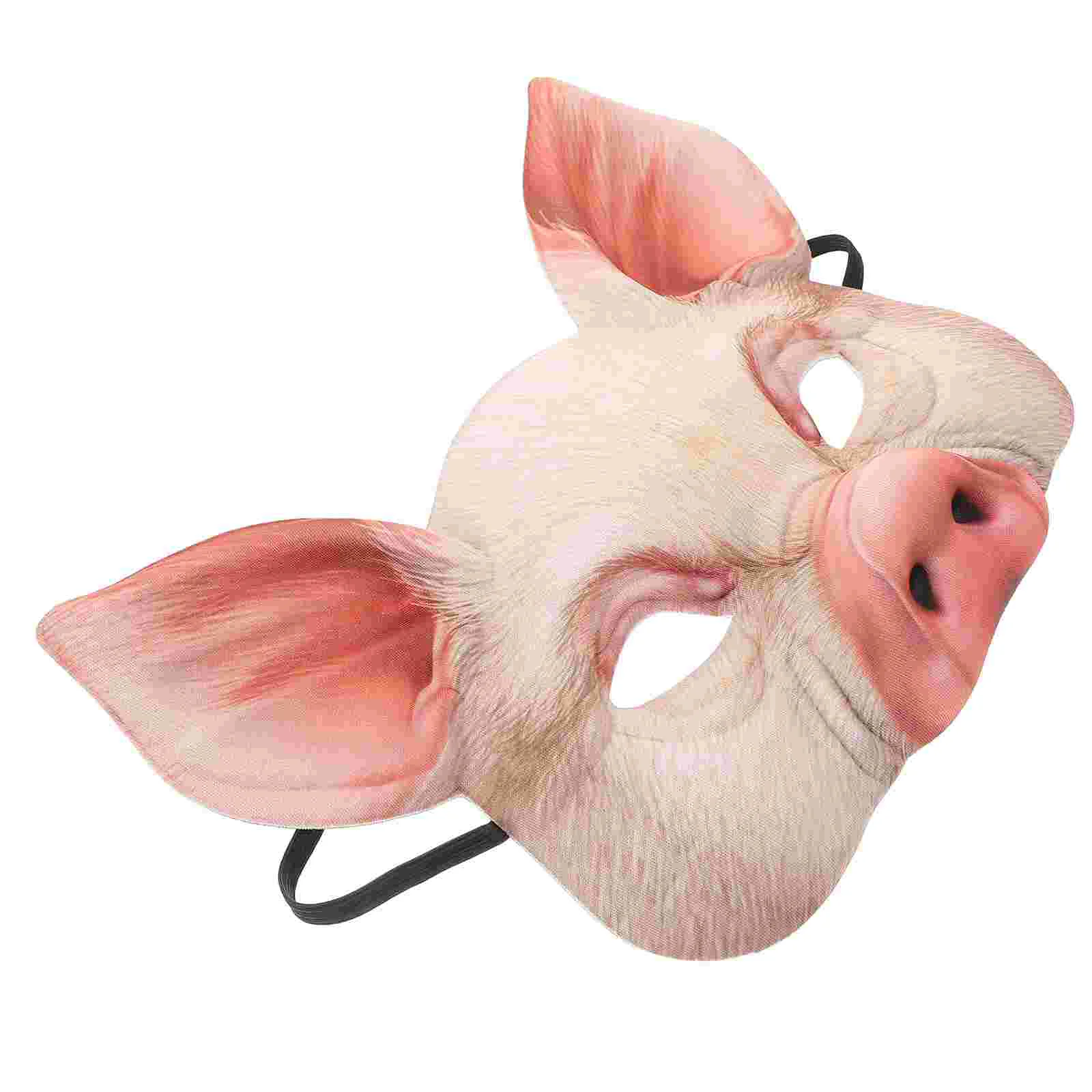 Costume for Kids Animal Pig Mask Ball Half Face Clothing Masquerade