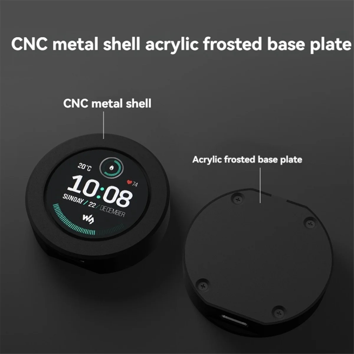 ESP32-S3 макетная плата с 2,8-дюймовым круглым сенсорным ЖК-дисплеем 240X240, Гироскопический датчик с ЧПУ чехол