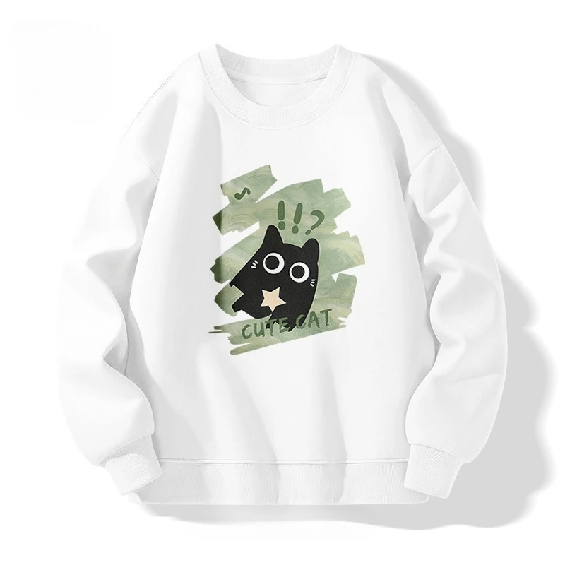 

Miniso round-neck hoodie men's autumn high street versatile casual pullover