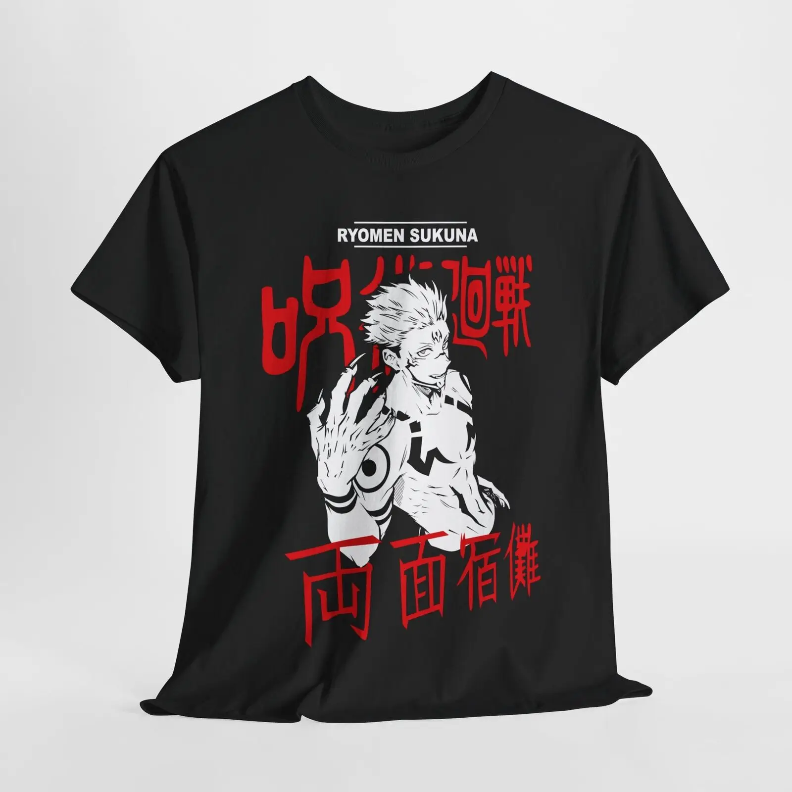 

Sukuna Ryomen Jujutsu Kaisen T-Shirt Gojo Satoru Anime Japanese Tee Shirt JJK