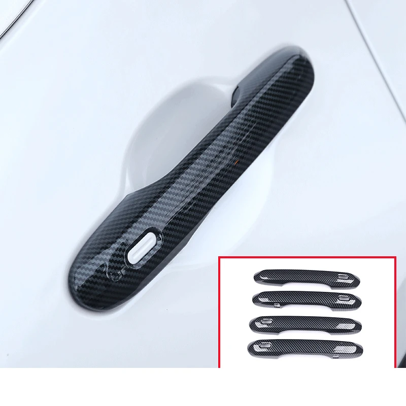 carbon fiber car door handle cover trim for lexus nx nx260 rx 2022 2023 2024 nx300h rx450 nx400h rx350 rx500h 350 260 500h