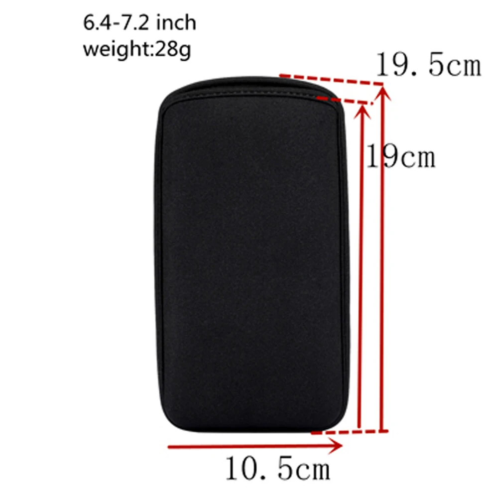 Universal Neoprene Protective Case Phone Bag For iPhone 15 14 13 12 11 Pro Max Samsung Xiaomi Huawei Power Bank Shockproof Cover