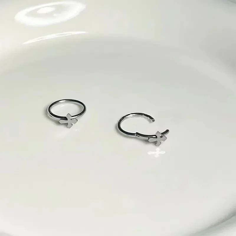 1Pcs Spike Nose Ring Septum Piercing Lip Ring Hinged Fit Snake Bites Piercing Evil Body Jewelry Helix Earring 16G 1.2mm