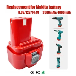 for MAKITA 4.0Ah 9.6V/12V/14V Replacement Battery PA09 PA12 PA14 PA18 9120 9122 6207D 192595-8 192596-6 Drill Tools Batterie