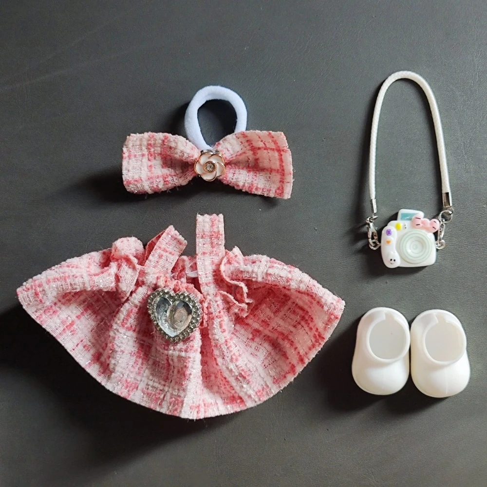 For V1V2 Labubu Doll's Fashion Sweet Clothes Labubu Outfit Accessories for DIY Gift Princess High-quality Dress Cloak