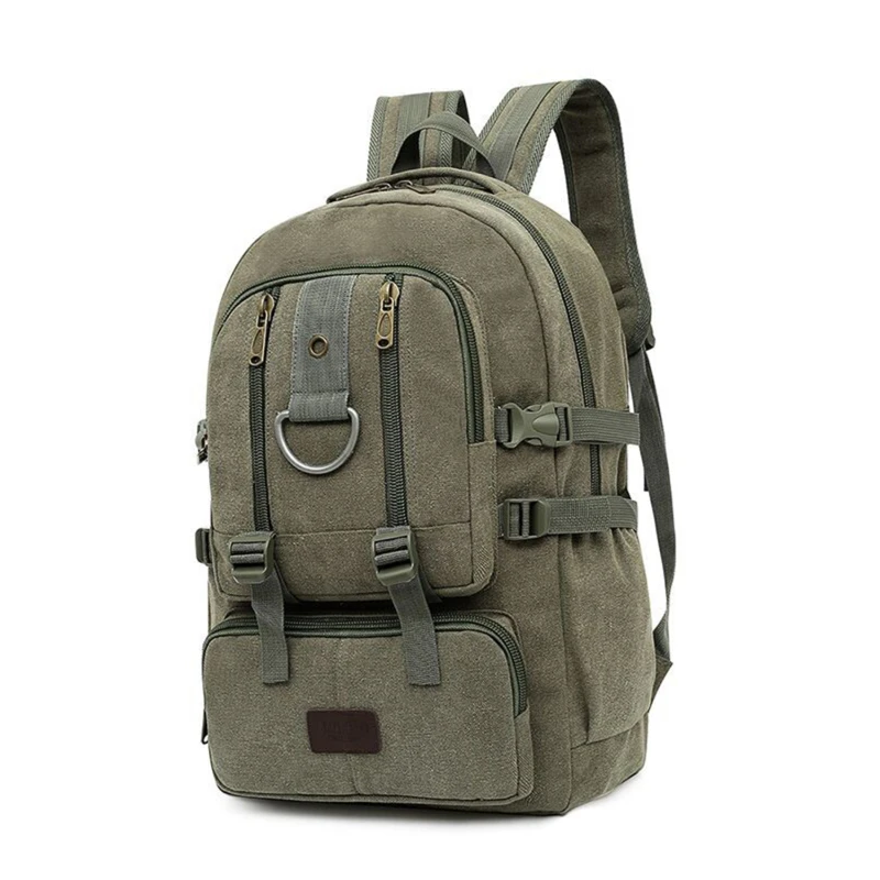 Vintage Canvas Backpacks For Men And Women Travel Bag Casual Students For Hiking Travel Camping Backpack Large Capacity Bags