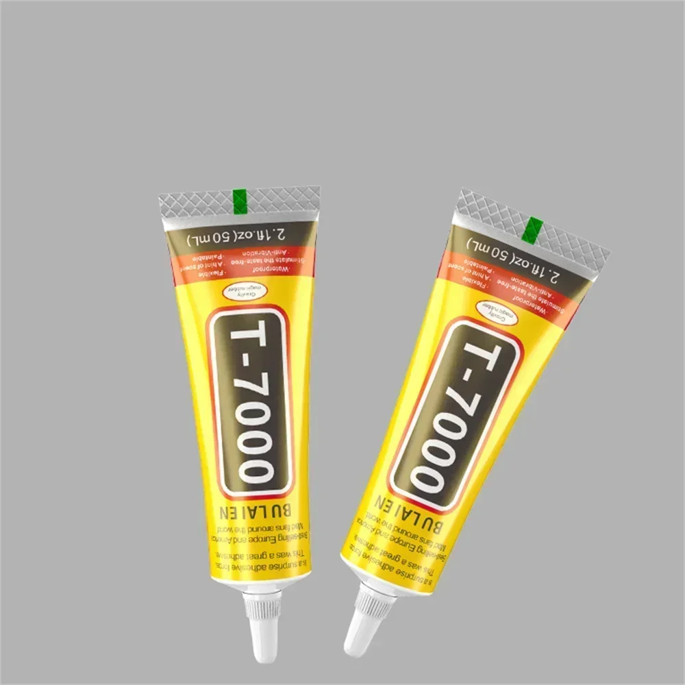 정밀 어플리케이터 팁이 있는 DIY 접착제 수리 접착제, T7000 블랙 접촉, 15ML