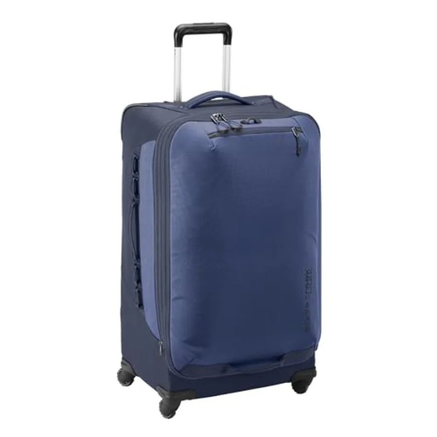 

Expanse 4-Wheel 30 Luggage Rugged Fabric, Black Durable Checked Spinner Suitcase with Expandable Capacity, Lockable Zippers Gra