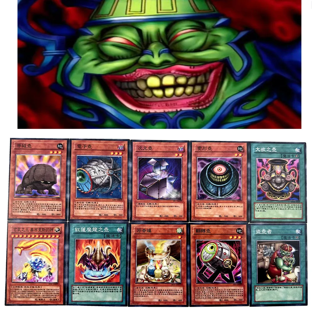 42 Pz/set Yugioh Carte Vaso di Greed Action Figures Polimerizzazione Versione Cinese Per Duelisti Collezione Trading Regalo Del Capretto Giocattolo