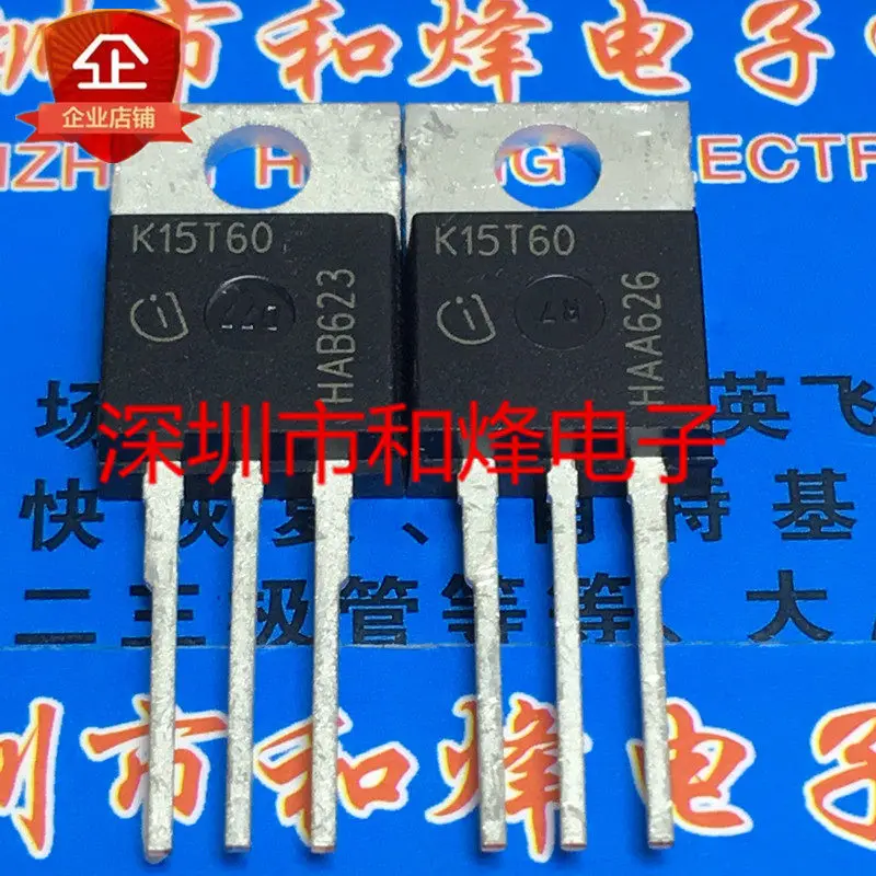 5pcs  K15T60 IKP15N60T TO-220 MOS 600V 15A