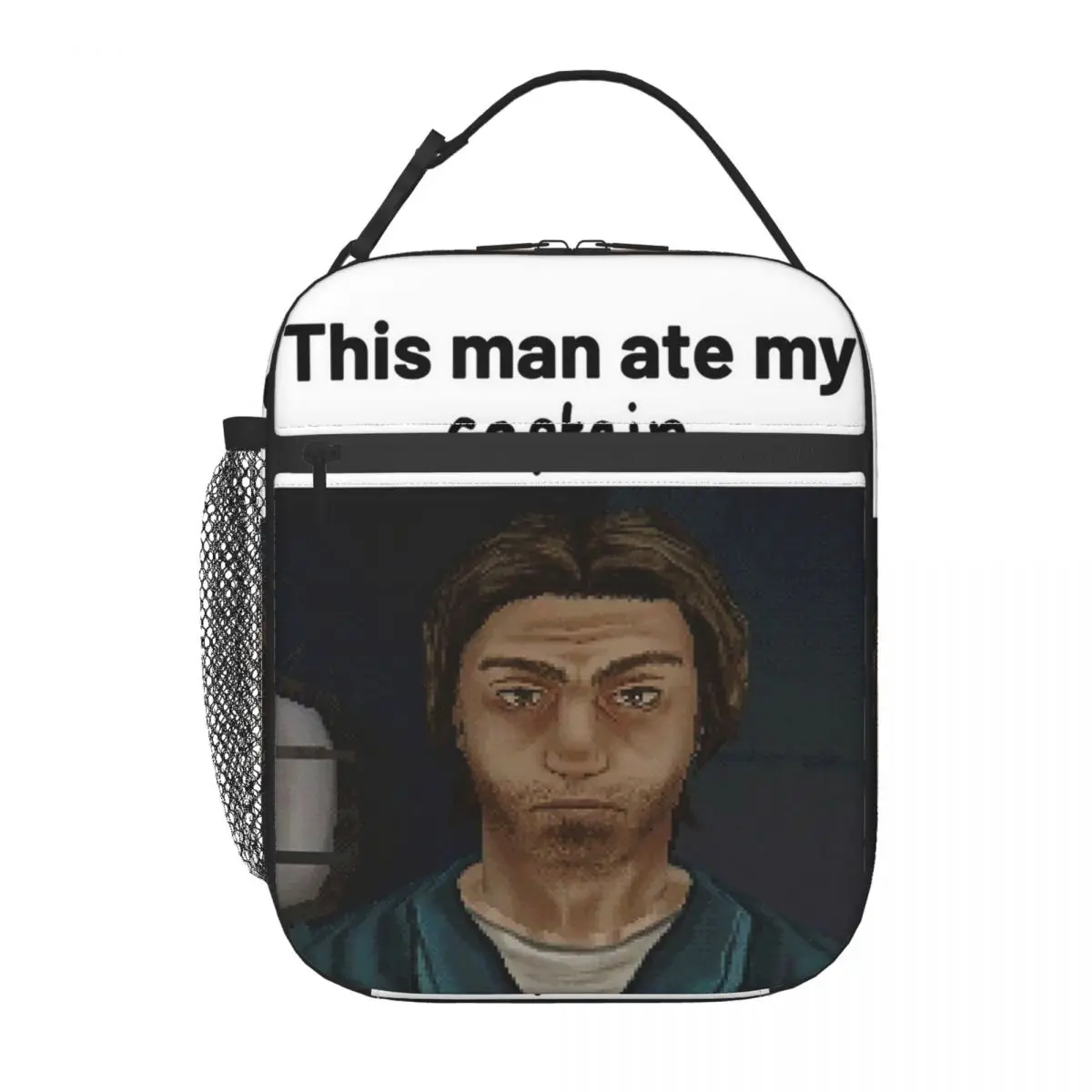 Game Mouthwashing Jimmy Insulated Lunch Bag for Women Kids Leakproof Food Boxes Thermal Lunch Box Tote