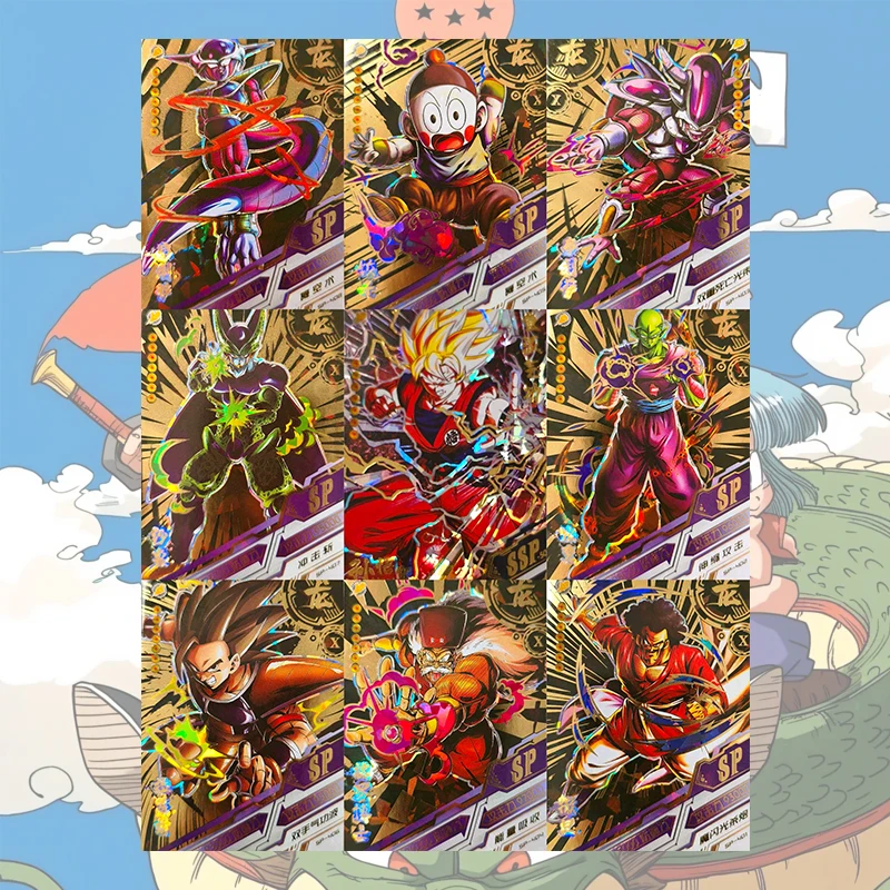 Anime Dragon Ball SSP SP UR CP Cards Son Goku Vegeta Iv Frieza Cell Majin Buu Vegetto Broli Jiren Caulifla Collectible Cards