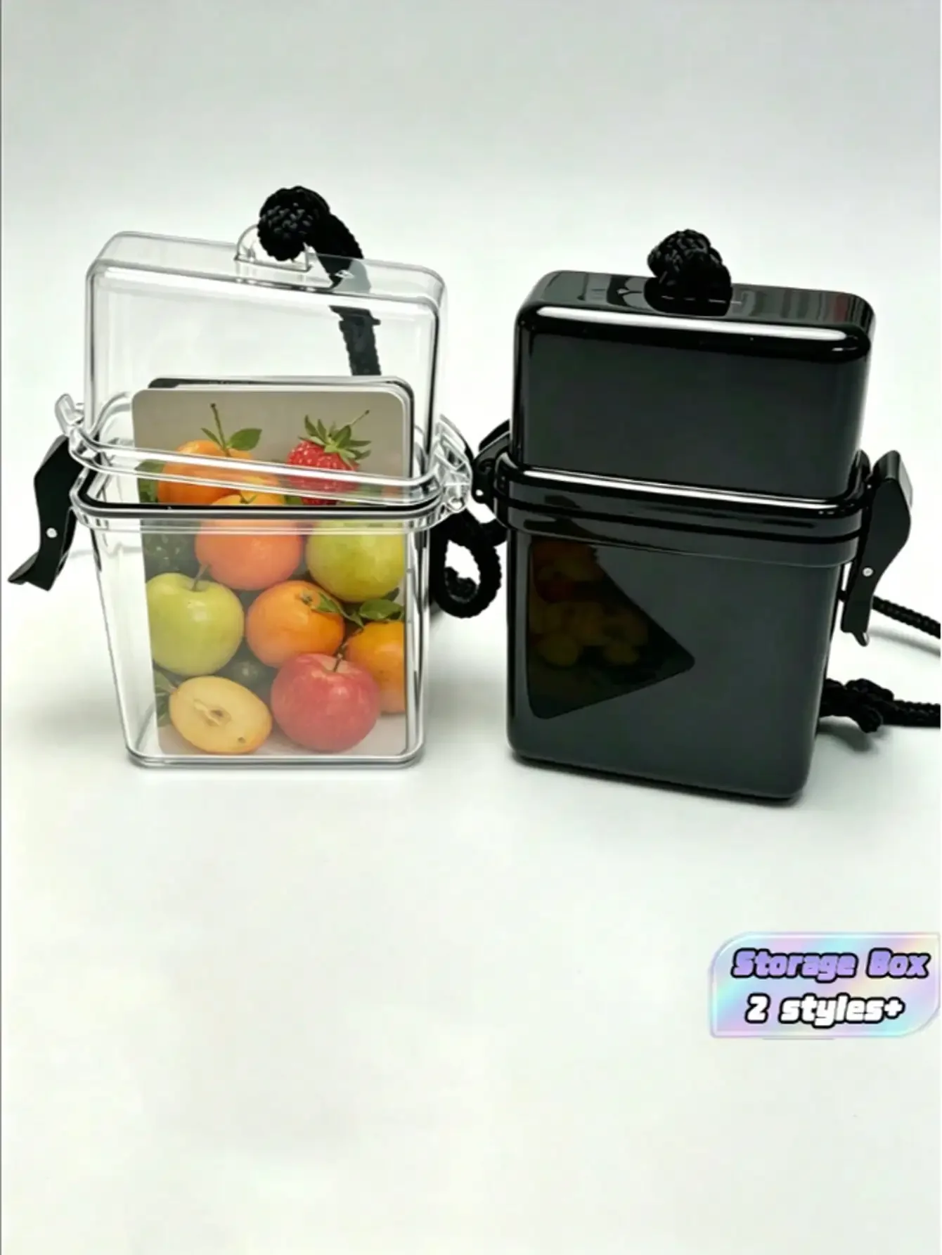

1 Piece K-POP Idol Photo Card Storage Box - Crystal Transparent, Waterproof And Dustproof, With A Secure Lid And Convenient Hanging Strap Hook - Suitable For Storing Idol Cards From Europe, America, Japan And South Korea, Sports Star Cards, And Game Cards