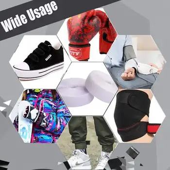 10metrový nelepicí magický nylonový popruh, šicí suchý zip, nelepicí upevňovací pásky bez lepidla, příslušenství pro kutily 20/25/30/50 mm, bílá 8 nejlepší prodej suché zipy - №3