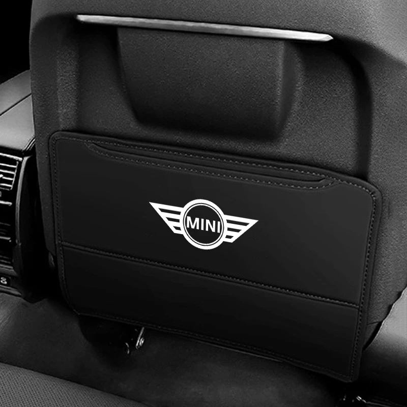 Fashion Car Seat Back Protector Mat Prevent Dirty Anti Kick Pad For BMW Mini Cooper Countryman Clubman R55 R56 R60 F54 Accessory