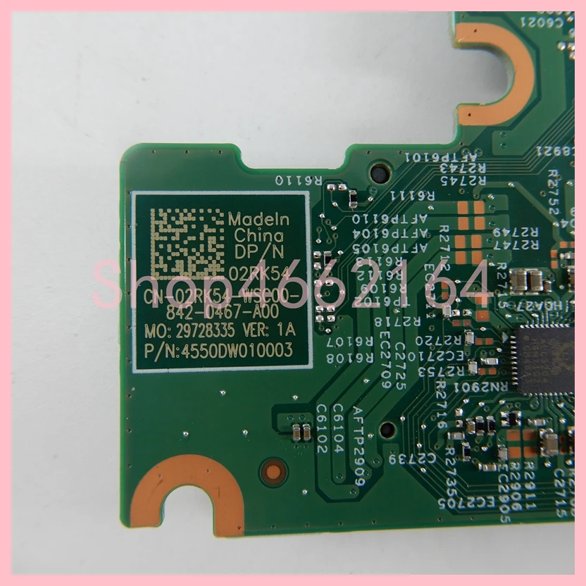 Imagem -03 - Placa-mãe Portátil 178771 com Cpu A9-9420e Cn02rk54 45dw15 para Dell Inspiron 11 3180 3185 em 1