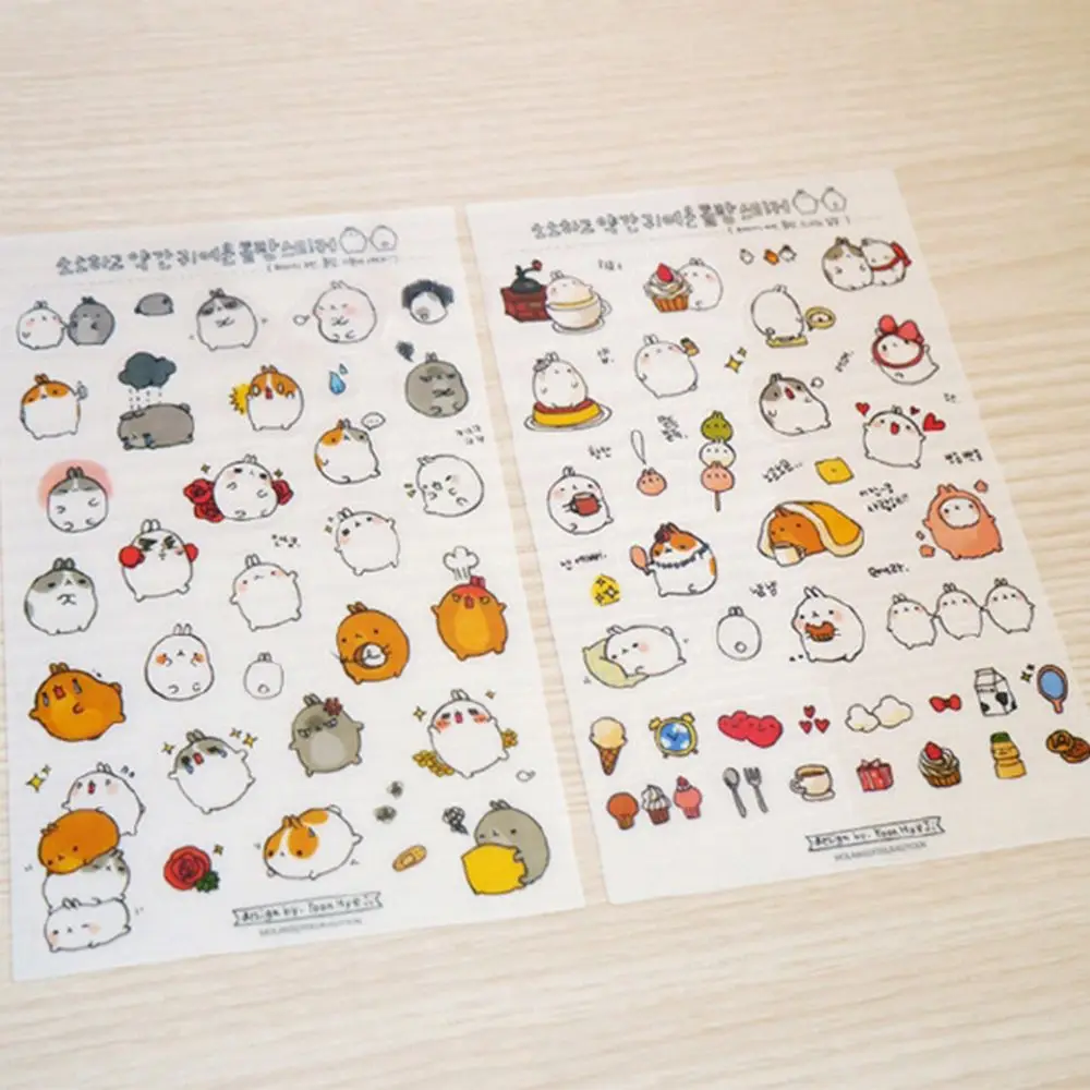 Waterproof Kawaii Stationery Sticker Phone Bottle Decoration Sticker DIY Stationery Decoration Journal Diary Stationery Sticker